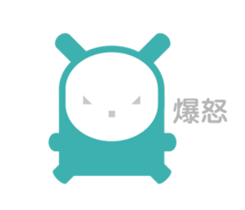 FU NI RABBIT sticker #8348978