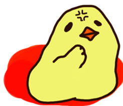 Rabbit Bear Bird and Chick sticker #8349026