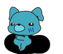 Rabbit Bear Bird and Chick sticker #8349029