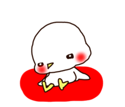 Rabbit Bear Bird and Chick sticker #8349040