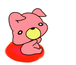 Rabbit Bear Bird and Chick sticker #8349045