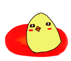 Rabbit Bear Bird and Chick sticker #8349051