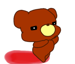 Rabbit Bear Bird and Chick sticker #8349054