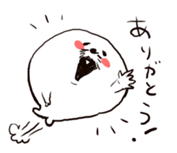 WhiteWhite seal sticker #8349186