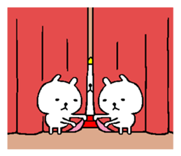 Rabbit to peek sticker #8349338