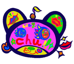 Catchy & poppy chu chu bear sticker #8349383