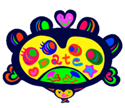 Catchy & poppy chu chu bear sticker #8349387