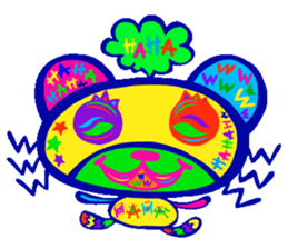 Catchy & poppy chu chu bear sticker #8349397