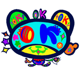 Catchy & poppy chu chu bear sticker #8349404