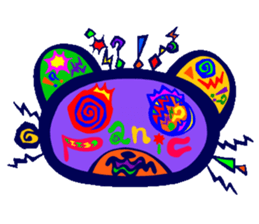 Catchy & poppy chu chu bear sticker #8349408