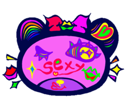 Catchy & poppy chu chu bear sticker #8349415