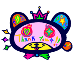 Catchy & poppy chu chu bear sticker #8349417