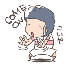 rugby boy's sticker #8349424