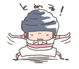 rugby boy's sticker #8349425