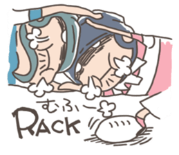 rugby boy's sticker #8349438