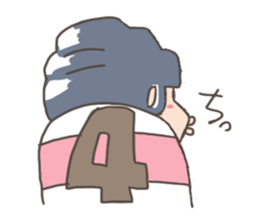 rugby boy's sticker #8349445