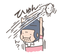 rugby boy's sticker #8349456