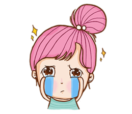 Sulky girl (EN) sticker #8349528