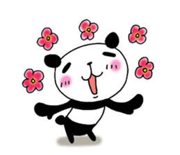 The panda which gives all energy sticker #8349964