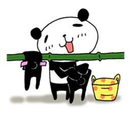 The panda which gives all energy sticker #8349974