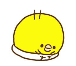 Masochistic baby chick sticker #8350361