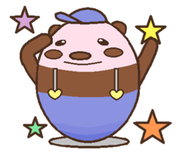 One day of a lovely panda sticker #8350667