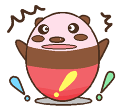 One day of a lovely panda sticker #8350671