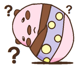 One day of a lovely panda sticker #8350673