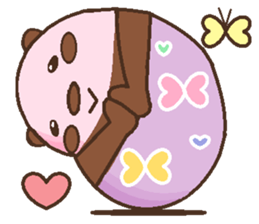 One day of a lovely panda sticker #8350674