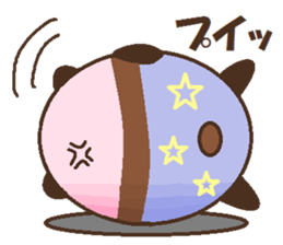 One day of a lovely panda sticker #8350679