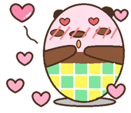 One day of a lovely panda sticker #8350681