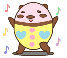 One day of a lovely panda sticker #8350682