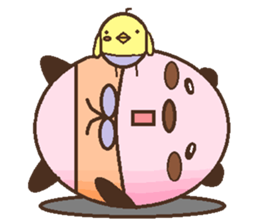 One day of a lovely panda sticker #8350683