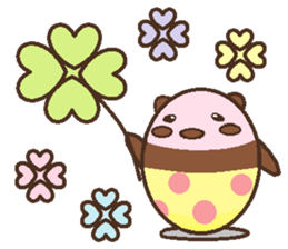 One day of a lovely panda sticker #8350686