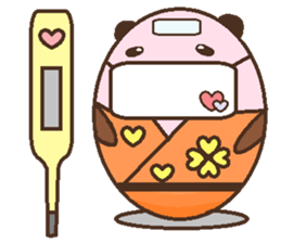 One day of a lovely panda sticker #8350688