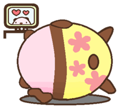 One day of a lovely panda sticker #8350689