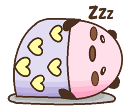 One day of a lovely panda sticker #8350691