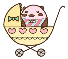 One day of a lovely panda sticker #8350696