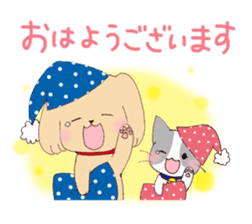 dog&cat Sticker sticker #8350897