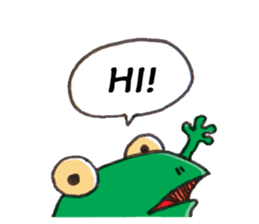 Frog the manager [English] sticker #8351100