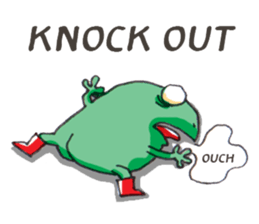 Frog the manager [English] sticker #8351113