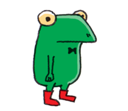 Frog the manager [English] sticker #8351121