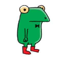 Frog the manager [English] sticker #8351121