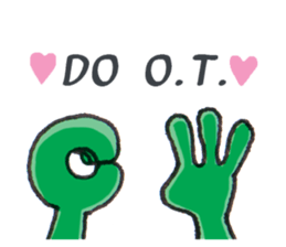 Frog the manager [English] sticker #8351127