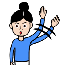 Super Working Lady sticker #8351341