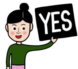 Super Working Lady sticker #8351348