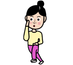 Super Working Lady sticker #8351354