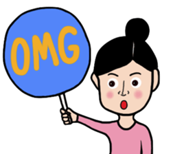 Super Working Lady sticker #8351355