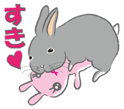 I love rabbit sticker #8351714