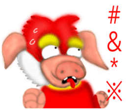 Pig Lite gas sticker #8351774